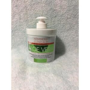 Advanced Clinicals Aloe Vera Skin Soothe And Recover Cream- 16oz